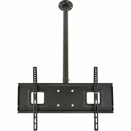 32-65” Large Ceiling Mount TV Bracket – Adjustable LCD/LED Television Pole Stand