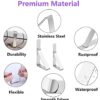 14 Pack Table Cloth Clips, Stainless Steel Tablecloth Clips, Heavy Duty Picnic Table Clips, Table Cloth Cover Clamps, Table Cloth Holders for Res