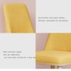 dining chair Kitchen Dining Room Furniture Chairs Fabric Upholstered Seat Dining Chair With Wood-Like Iron Feet Office Lounge Dining Kitchen Bedr