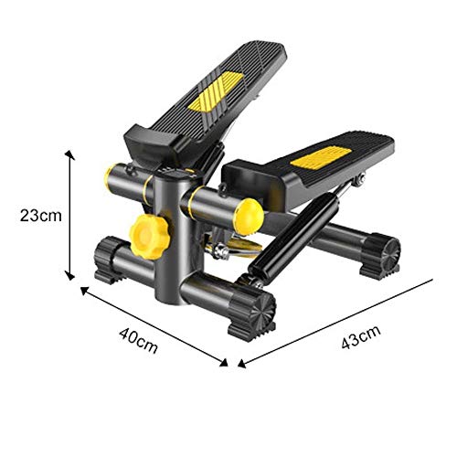 N/A Mini Stepper,Fitness Stair Stepper - Portable Stair Stepper Adjustable Resistance,Fitness Exercise Machine with Resistance Bands Durable