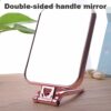 Travel Magnifying Mirror Magnifying Makeup Mirror Double Sided Travel Handheld or Stand Mirror Foldable Makeup Mirrors Handheld Mirror,Travel Mir