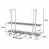 SUCHETA Wine Rack Iron Bar Hanger Upside Down Wine Glass Holder Hanging Wine Cabinet Rack Bar Decoration Storage Rack Home Decoration