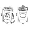BHVXW Shower Seat Folding Stool Convenient Non Slip Durable Splice Plastic Multifunction