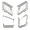 TRIXES 8PC Pack of Stainless-Steel Tablecloth Clips - Adjustable Metal Clips – Perfect for Table Buffets Food Platters Parties BBQ’s Home and Out