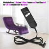 Raguso Multiple Uses Hand Control Switch with 2 Button 5 Pins Hand Switch Control Panel Recliner Parts for Lift Chairs Electric Recliner