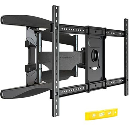 Invision Ultra Strong TV Wall Bracket Mount Double Arm Tilt & Swivel for 37-75 Inch (94-190.5cm) LED LCD OLED Plasma & Curved Screens - Up to VES