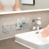 XMING Storage Rack, No-punching Bathroom, Double-layer Storage Rack, Kitchen, Bathroom, Wall-mounted Stainless Steel Storage