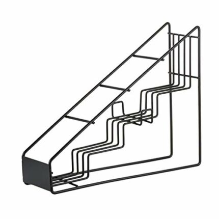 Yardwe Bottle Rack Fizzy Drinks Wire Bottle Holder Stainless Steel Wine Bottle Riser Counter-Top Display Stand Kitchen Pantry Fridge Storage Orga