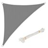 WOLTU Sun Shade Sail 2.5x2.5x3.5 m Right Angle Breathable HDPE Sail Shade UV Block with Free Rope Sunscreen Awning Canopy for Outdoor Garden Pati