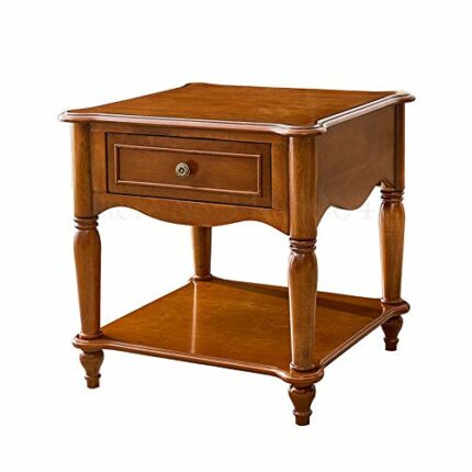 N/A American Solid Wood Side Corner Corner Living Room Sofa Side Cabinet Simple Table Bedside Table Locker Walnut Small Coffee