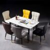 dining chair Kitchen Dining Room Furniture Chairs Kitchen Dining Chairs Set Of 2, Modern Living Room Side Chairs with PU Cushion Seat Back and Me