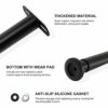 4Pcs Bed Support Legs, Adjustable Height Metal Bed Frame Support Legs, Bed Frame Center Support Bed Legs, Bed Frame Replacement Legs for King/Que