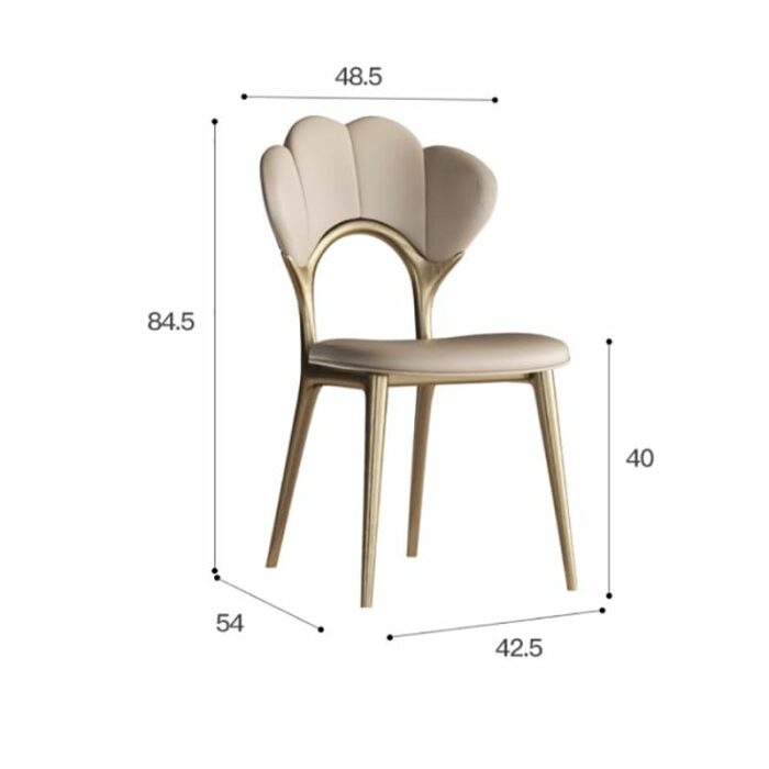 LUKEO Kitchen Dining Chair Table Living Room Chairs Metal Conference Interior Decoration