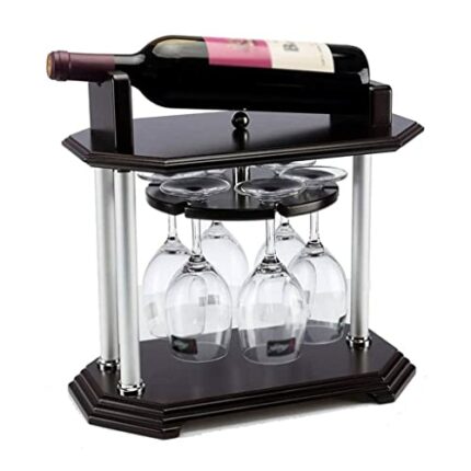 NEOCHY Countertop Wine Rack, Decorative Tabletop Wine Bottle Holder, Environmentally Friendly and Tasteless