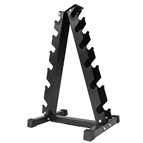 ZXYWW Weight Racks Strength Training Equipment, 6 Tier Dumbbell Rack Plate Trees for Home Gym Weight Lifting, Load-Bearing 880Lb