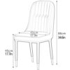 Kitchen Dining Room Furniture Chairs Kitchen Dining Chair for Living Room Bedroom Computer Chair Modern Simplicity Backrest Chair Leather Office