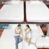 ENITYA Bed Bridge-Twin to King Converter kit,Adjustable Mattress Bed Connector,Split King Gap Filler Twin Bed Connector to King Making,for Stayov