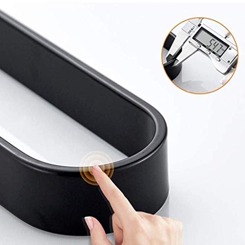 N/A Towel Bar Self Adhesive Bathroom Space Aluminum Bath Wall Shelf Rack Hanging Towel,Contemporary Style (Size : 40CM)