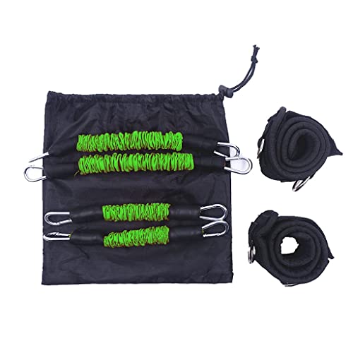 DINGZZ Fitness Thigh Resistance Band Sets Total 120 LB Football Speed and Strength Training Equipment for Leg Butt Squat Workout