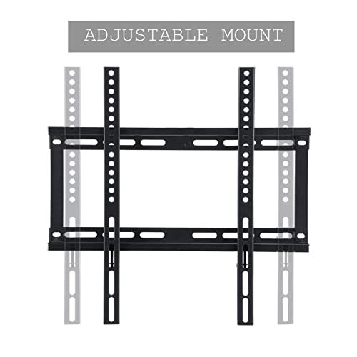 SAFEKOM| TV Wall Bracket for 26-63 Inches, Slim Flat Wall Mount, TV Bracket For 3D LCD, LED, Plasma, Sturdy Strong Flat TV Wall Mount,50Kg Weight