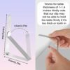 COMNICO Tablecloth Clips 12 Pack Stainless Steel Heavy Duty Outdoor Indoor Tables Cloth Cover Clamps Picnic Parties Food Hanging Hooks for Home K