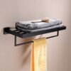 HIGOH Towel Racks,Bathroom Towel Rack Wall Mounted Towel Holder,Bathroom Hardware Bath Towel Rail Rack Bar Shelf,Towel Holder,Bathroom Accessorie