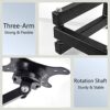 Nuyoah Wall Mount for Echo Show 15, Adjustable Show 15 Wall Mounting Brackets for Alexa Accessories, Full Motion Wall Mount Rotate Swivel Tilt Ex