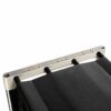 YOZORAKI Black Cube Storage Shelves Organizer, 3 Tiers 6 Compartments Storage Shelf, Cubeicals File Rack, Sapce Saving Closet Cabinet, Modular Bo
