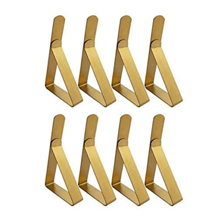 LAOJU Tablecloth Clips, Stainless Steel Table Cloth Clips Outdoor Table Cover Clamps Picnic Table Cloth Holders for Kitchen Picnics Party Wedding