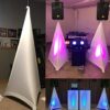 Speaker Stand Cover UCARE Universal Lighting Tripod Stand Scrim DJ Speaker Light Stand Skirt Cover Triple Sided 360 Degree Stretchable Speaker St