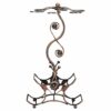 Yalych Metal Wine Rack - Wine Rack/Cellar/Storage- Free Standing, No Assembly Required,able Top Wine Bottle Storage Slots for 4 Bottles to 5 Wine