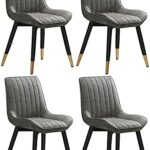 dining chair Dining Chairs Set - Corner Kitchen Counter Chairs, Home Set of 4 Modern Dining Room Chairs Kitchen Chair, Side Chair with Comfy Back