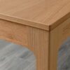 Ikea ODGER/EKEDALEN table and 4 chairs, 120/180 cm, oak/blue