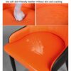 dining chair Kitchen Dining Room Furniture Chairs Modern Water Proof Suede High Back Soft Seat Armrests Dining Chair For Office Lounge Dining Kit