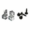 StarTech.com M6 Screws and Cage Nuts - 50 Pack - M6 Mounting Screws and Cage Nuts for Server Rack and Cabinet - Silver (CABSCREWM62)