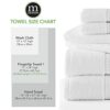 mDesign Standing Towel Rack – 2-Sided Small Towel Stand for Handtowels and Facecloths – Bathroom Towel Rack for Storing and Drying Towels – Light