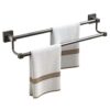 Towel Rack Stainless Steel Towel Rail Self Adhesive No Drill Towel Holder Wall Mounted Anti-rust For Bathroom Kitchen,grey A,40cm
