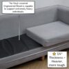 NobleRealm® 𝐒𝐨𝐟𝐚 𝐑𝐞𝐣𝐮𝐯𝐞𝐧𝐚𝐭𝐨𝐫 𝐁𝐨𝐚𝐫𝐝 - Non-Slip - 𝐖𝐚𝐭𝐞𝐫𝐩𝐫𝐨𝐨𝐟 -Foldable & Sagging Sofa Support Board under Seat Cushions & Sofa Saver (Extra Long 3