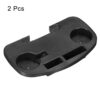 PATIKIL Adjustable Zero Gravity Tray, 2 Pack Medium Size Water Cup Holder Trays Lounge Chair Accessory for Outdoor Camping, Black