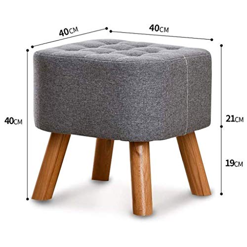 LUKEO Stool - Sofa Stool Solid Wood Small Stool Living Room Table Stool Fashion Makeup Stool