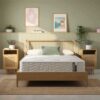 Summerby Sleep Egyptian Cotton and Eco-Comfort Spring Hybrid Mattress | Single: 90 x 190cm, White