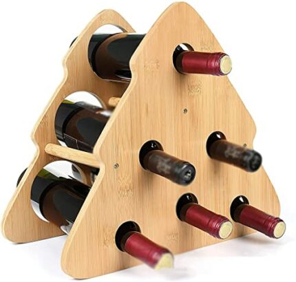 CHUNYU Red Wine Rack Ornaments Wine Rack Solid Wood Display Rack European Living Room Household Red Wine Bottle Rack