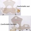 Bath Stools,Bath Chair Shower Stool Bath Seat with Armrests with Backrest Adjustable Height Portable Lightweight Aluminum Non-Slip Handicapped Pr