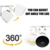 360 Degree Flexible Adjustment Wall Mount Holder Compatible with Google Nest Cam 2nd Generation,Metal Outdoor Wall Bracket Mounting Kit Camera Ac