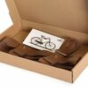 Bar Amigos LEATHER BICYCLE WINE BOTTLE HOLDER Caddy - Carrier Rack Bottle Holder Ideal for Cyclists Taking Wine On A Picnic or Day Trip