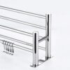 Towel Rack Double Towel Rail Bathroom Towel Shelf Wall Mounted Hand Towel Holder 304 Stainless Steel Towel Shelf for Bathroom Kitchen-A-80cm (Siz