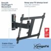 Vogel's TVM 3425 full-motion TV wall bracket for 32-65 inch TVs, Max. 55 lbs (25 kg), Swivels up to 120º, Full-Motion TV wall mount, Max. VESA 40