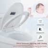 8 Pcs Toilet Seat Buffers Seat Replacement Bumpers, Seat Bumpers Universal Stoppers, Toilet Seat Bumper Kit with Strong Adhesive Suitable for Mos