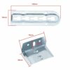 4 Pairs Bed Angle Bed Connector Bed Fittings Height Adjustable for Slatted Base Cushion Centre Bar Support Centre Beam Connector Galvanised Steel