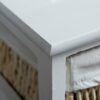 Home Vida Maize Storage Unit White, 4 Drawer